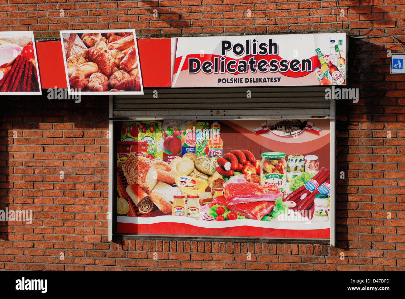 Polish delicatessen in Warrington Stock Photo Alamy