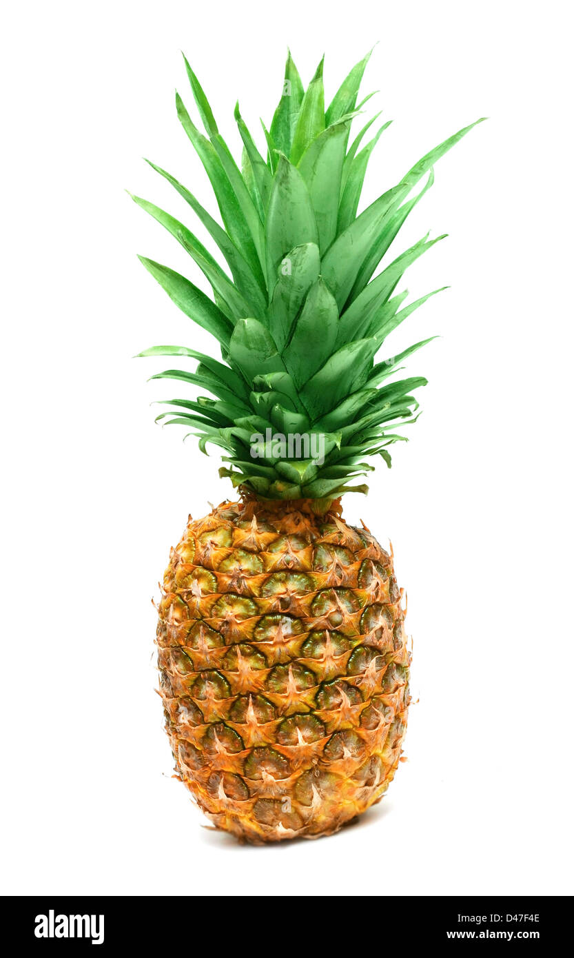 pineapple isolated on white background Stock Photo - Alamy