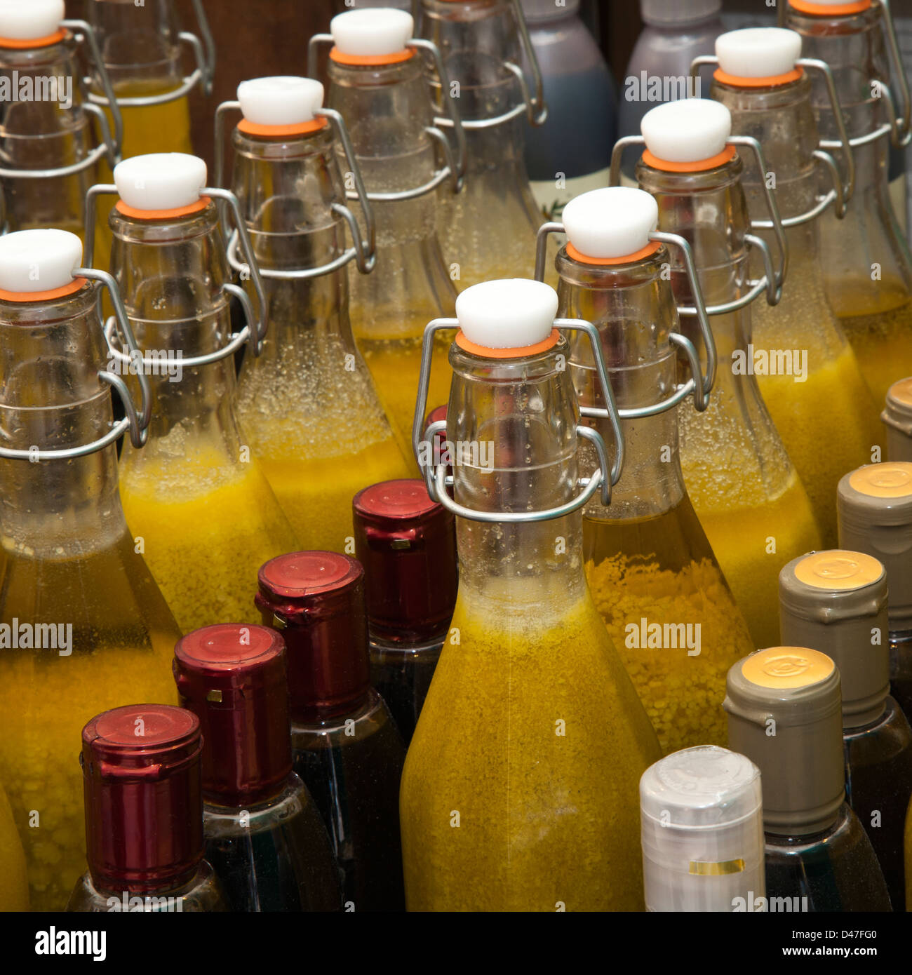 Italian Balsamic Vinegar and Oils and Bottled Fruit drinks at the