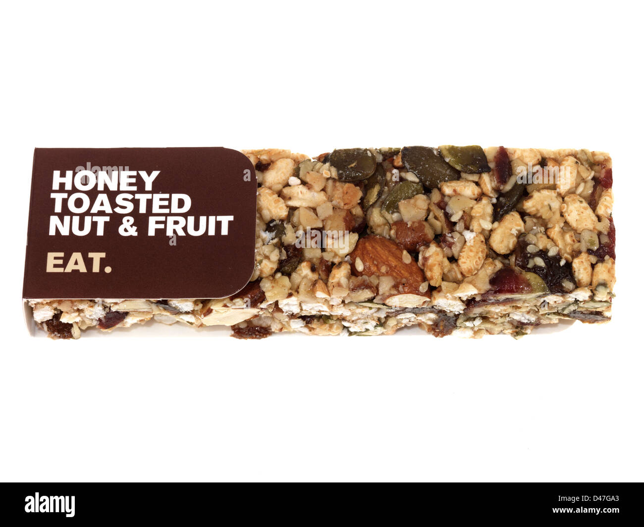 Fruit and Nut Cereal Bar Stock Photo Alamy