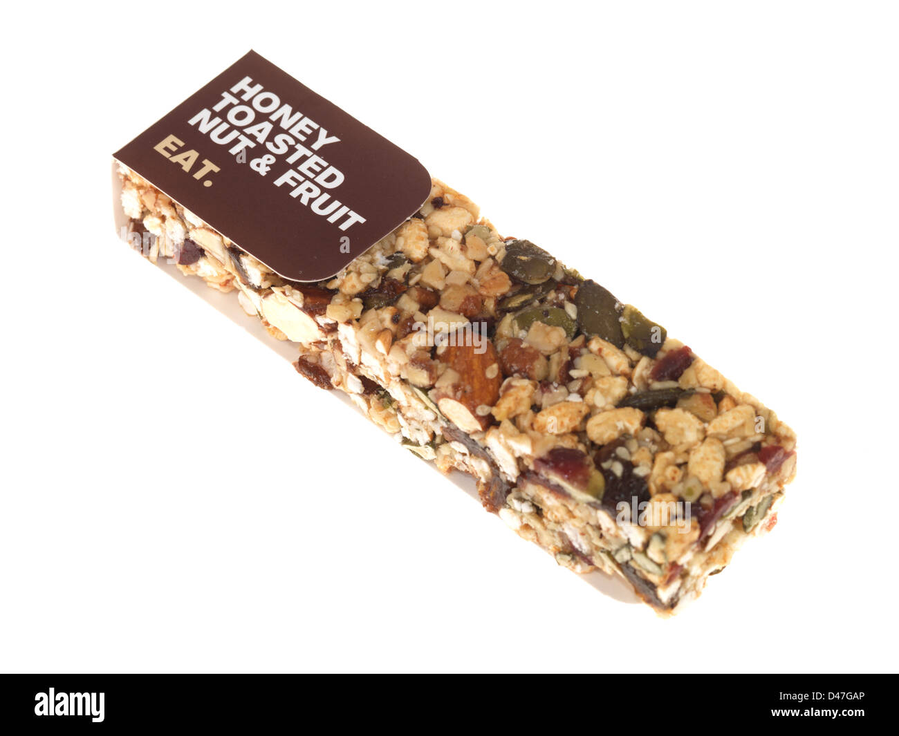 Fruit and Nut Cereal Bar Stock Photo Alamy