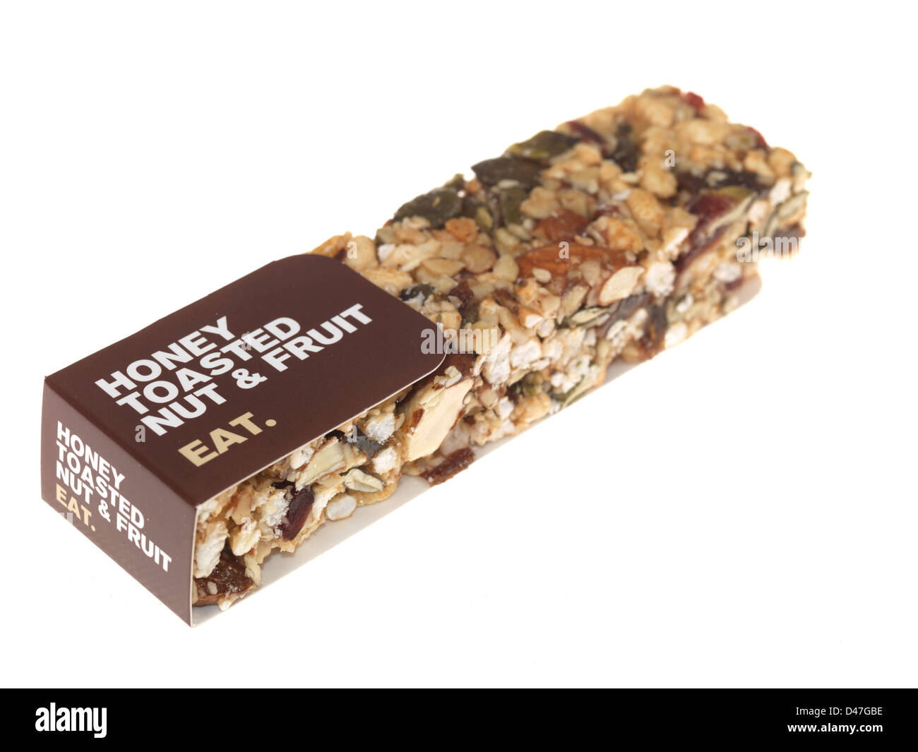 Fruit and Nut Cereal Bar Stock Photo Alamy