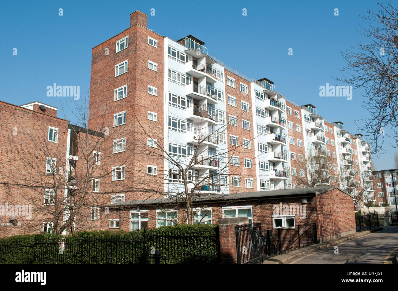 Housing Estate, Notting Hill, London, W11, UK Stock Photo