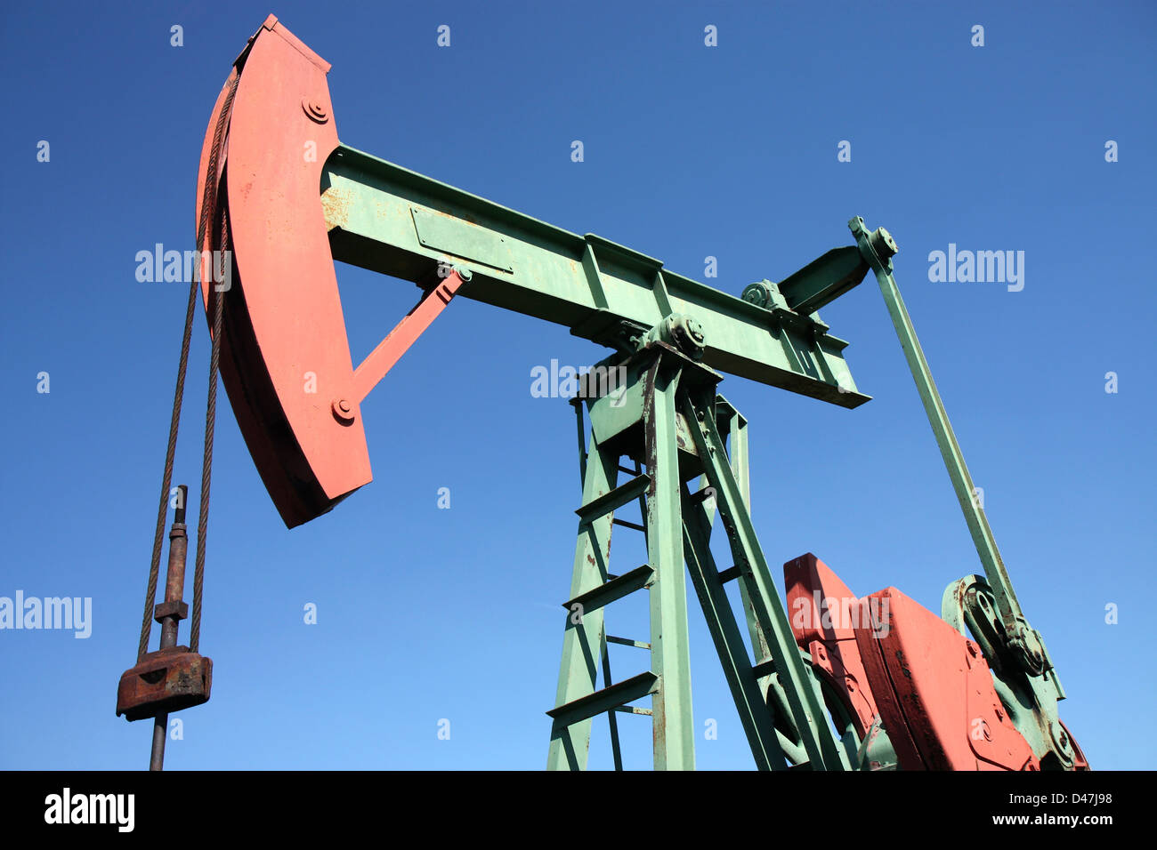 small scale crude-oil productionin in europe Stock Photo