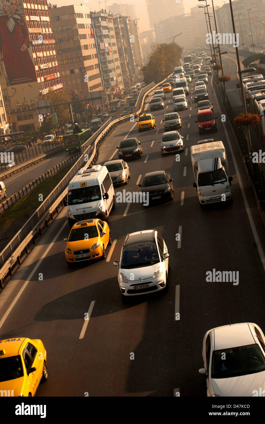 Rush hour traffic, Istanbul, Turkey Stock Photo Alamy