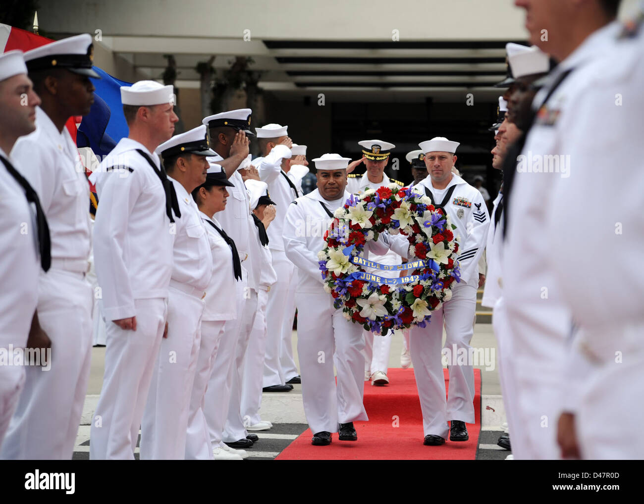 Naval Hospital Camp Pendleton commemorates the Battle of Midway Stock
