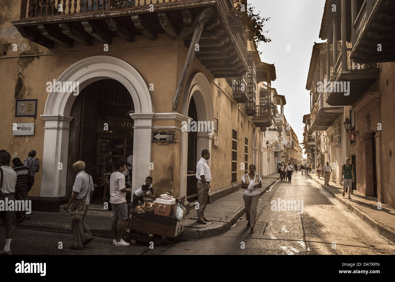 Picture taken in Cartagena, Colombia Stock Photo