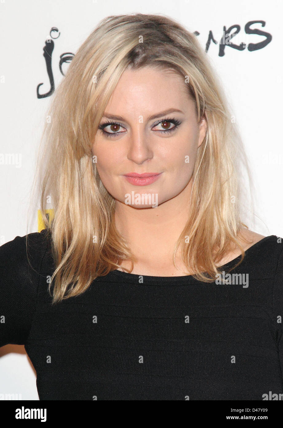 London, UK. March 7th 2013. Morgana Robinson at Loaded Laftas Comedy Awards at Sway Nightclub Covent Garden, London, UK.   Photo by Keith Mayhew/Alamy Live News Stock Photo