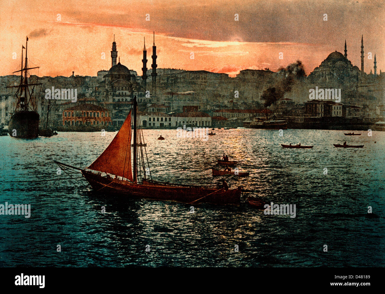Stamboul, Constantinople, Turkey, circa 1900 Stock Photo