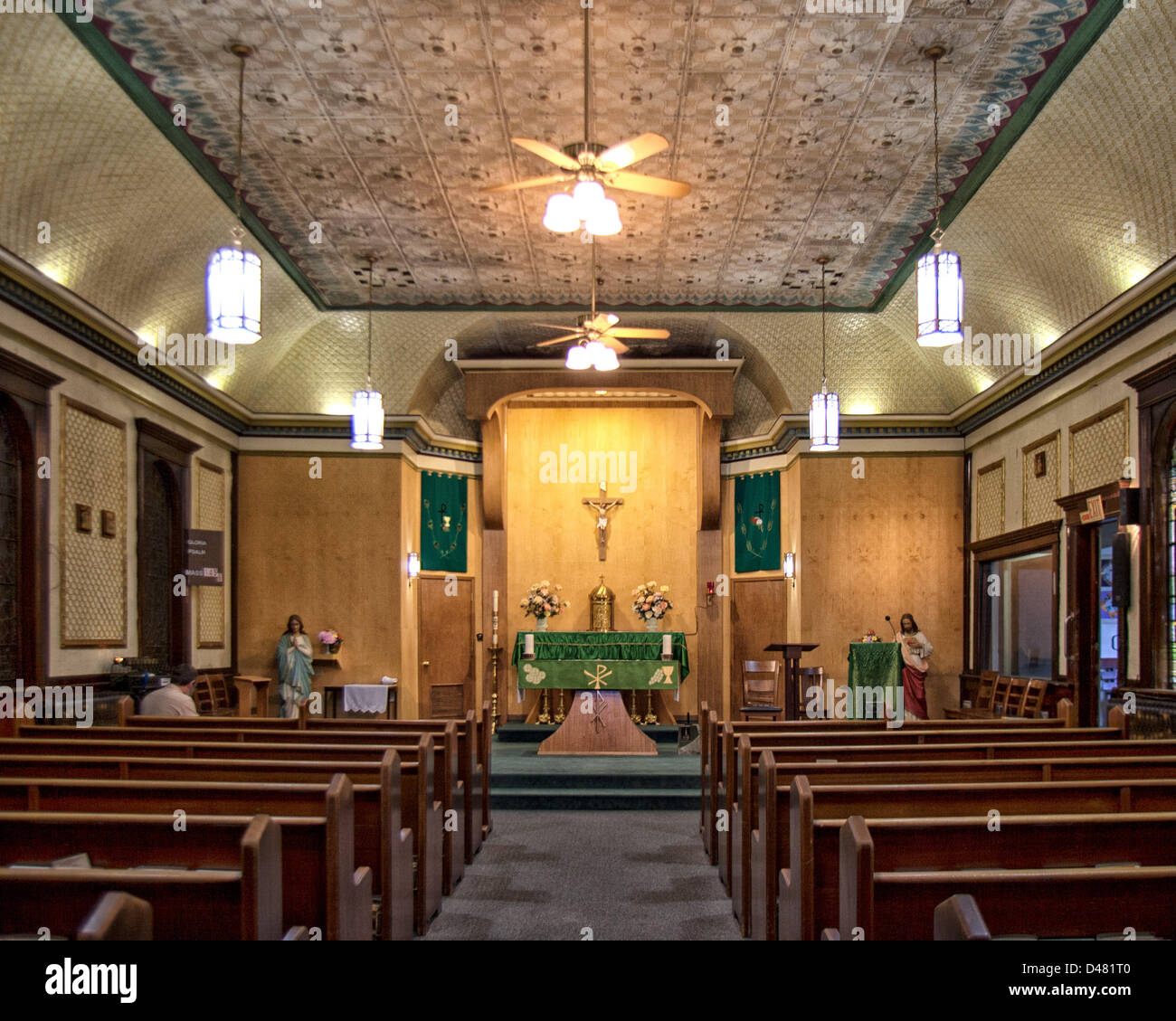 June 25, 2012 Fairbanks, Alaska, US Interior of Fairbanks historic