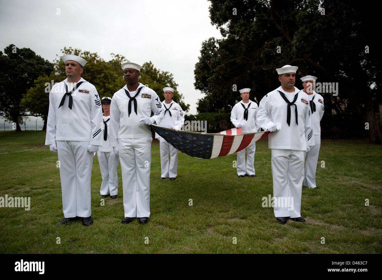 Flag Retirement Ceremony High Resolution Stock Photography And Images Alamy