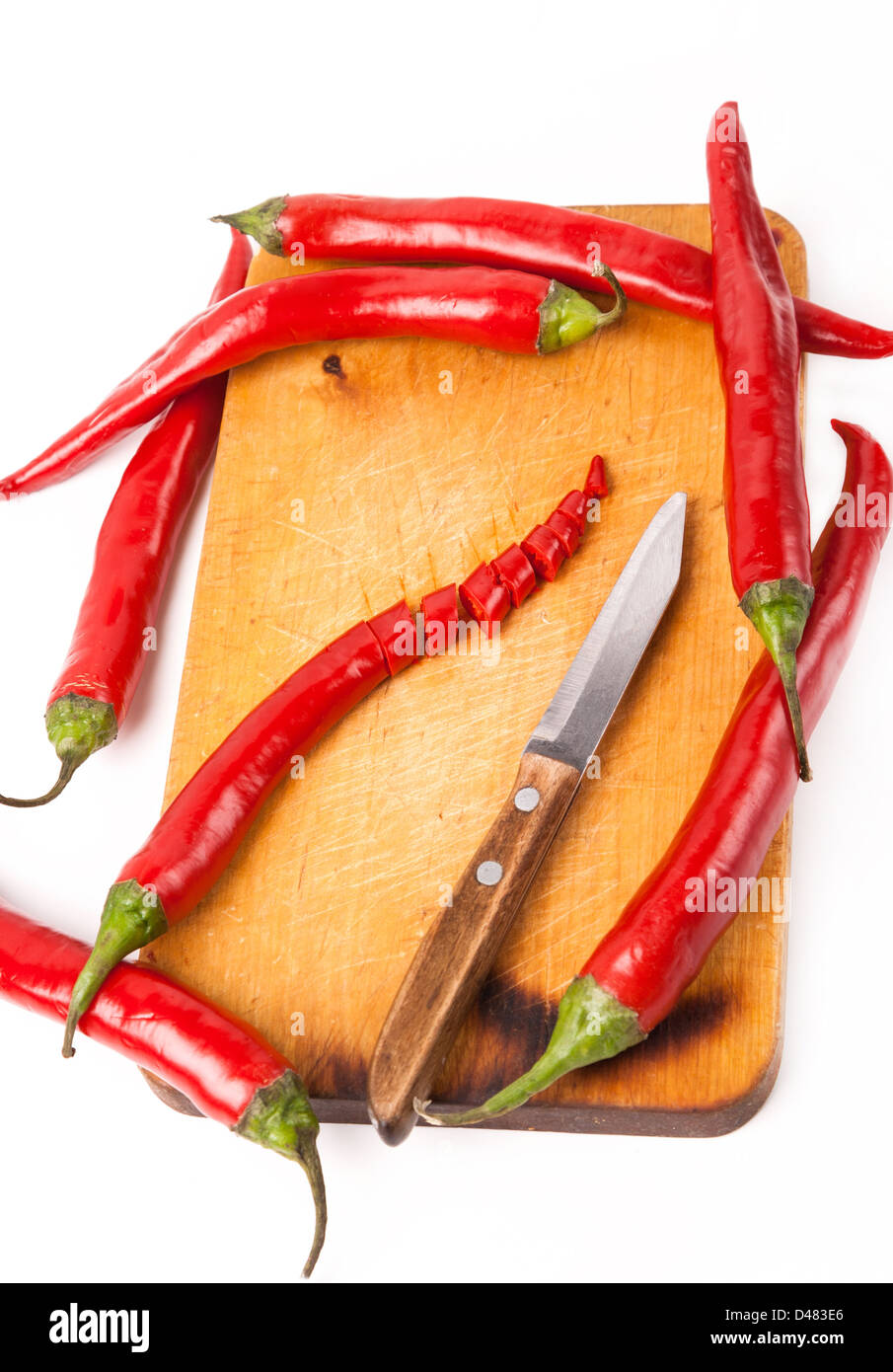Chili pepper and knife hires stock photography and images Alamy