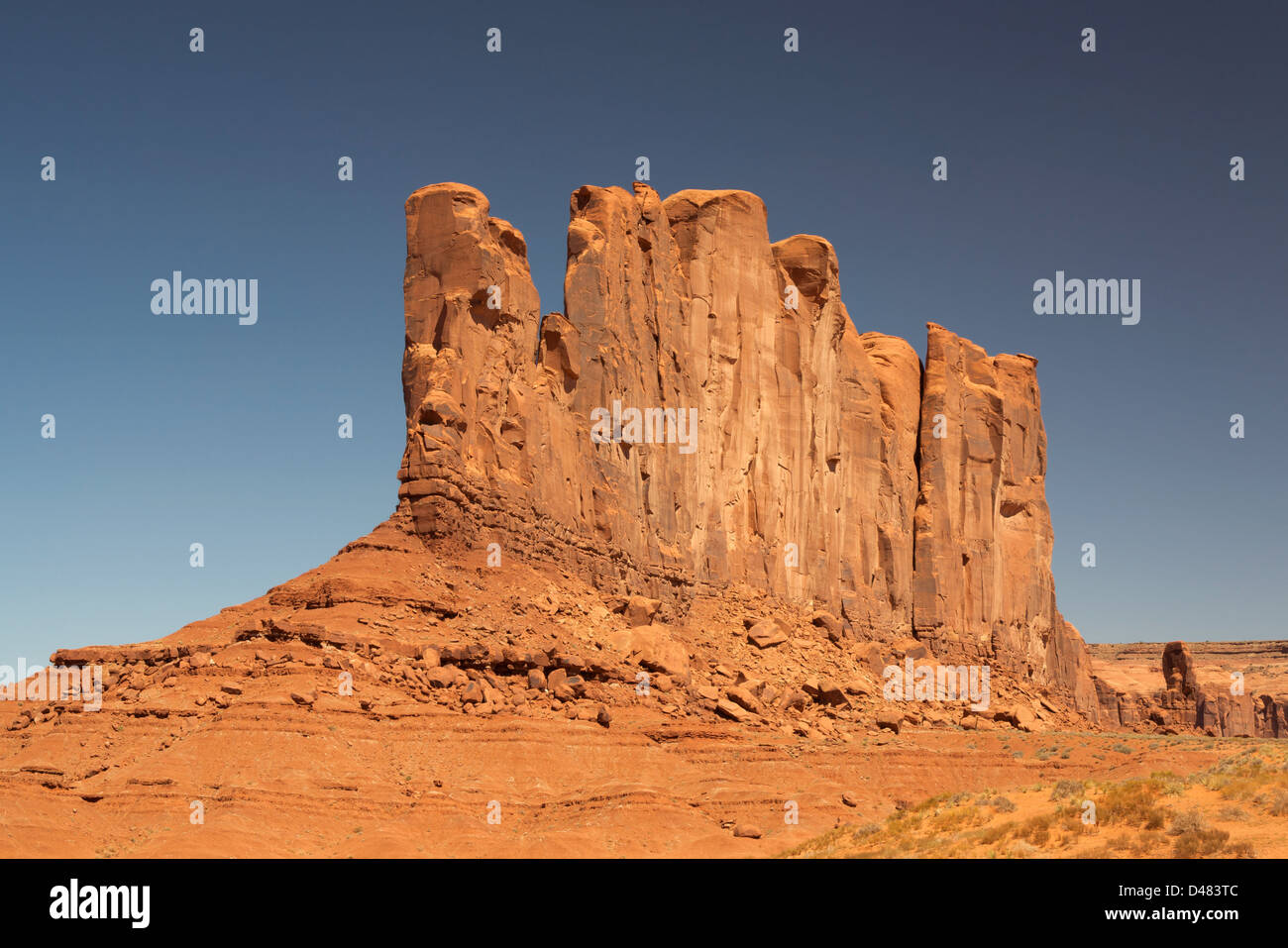 Monument Valley, Arizona Utah border USA Stock Photo Alamy