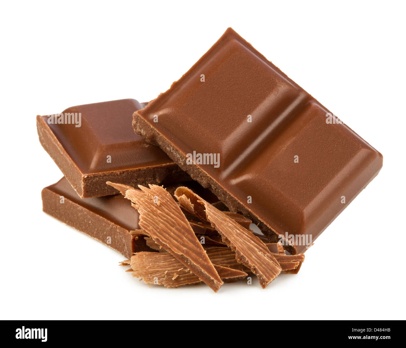 stack of chocolate Stock Photo