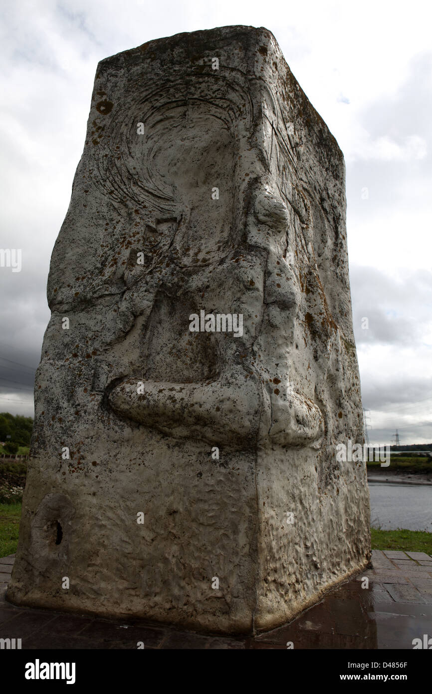 Art Pillar Tyne Riverside Country Park Newburn Newcastleupon
