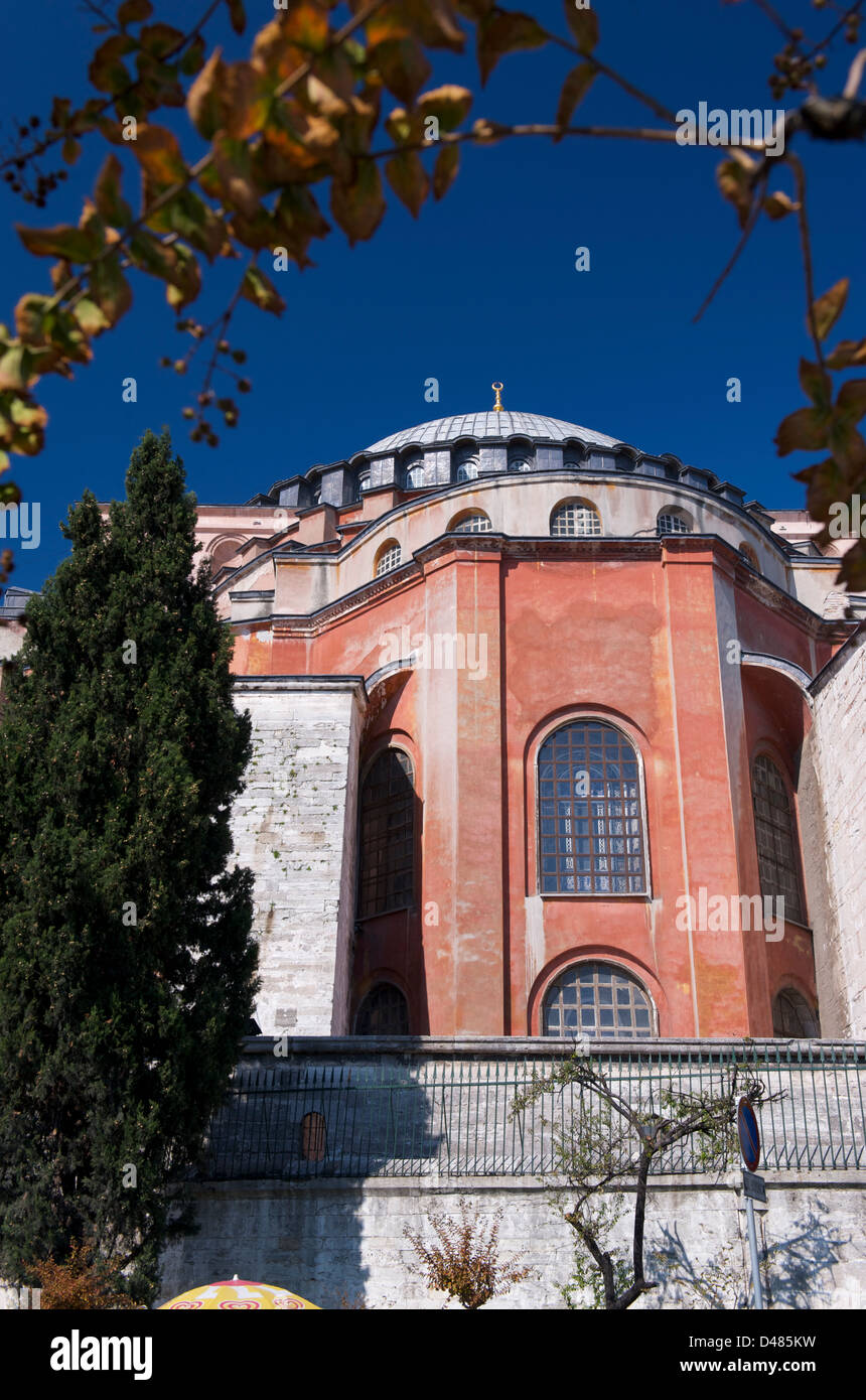 The Hagia Sofia, a former mosque in Istanbul and now a museum Stock Photo