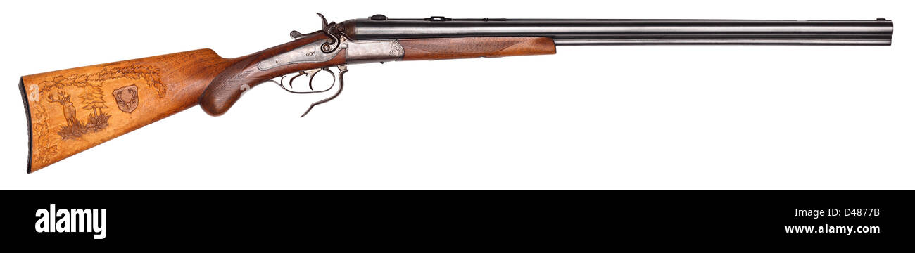 Old hunting rifle hi-res stock photography and images - Alamy