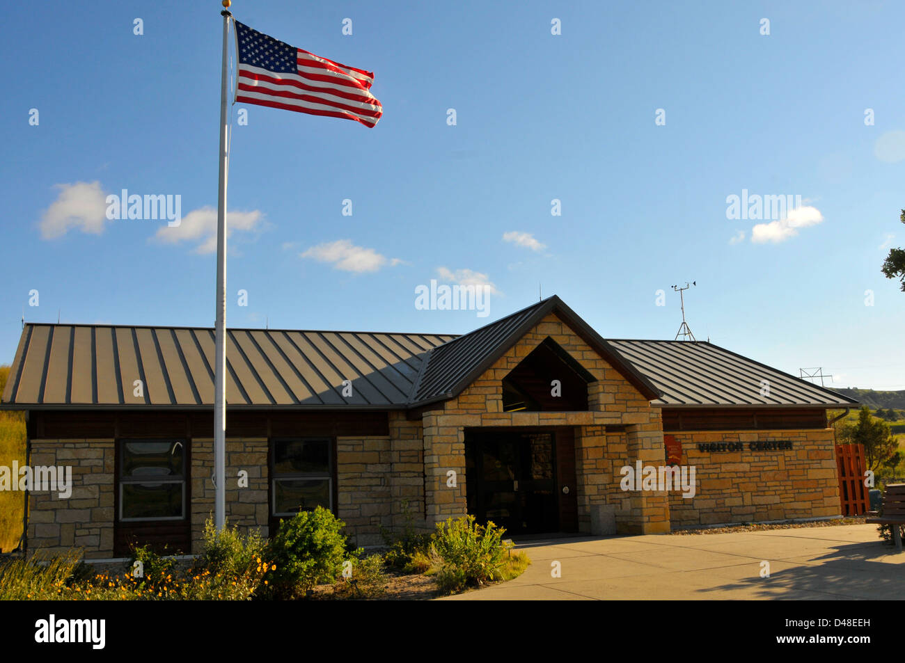 Theodore Roosevelt National Park Welcome Center North Unit North Dakota ND US Stock Photo