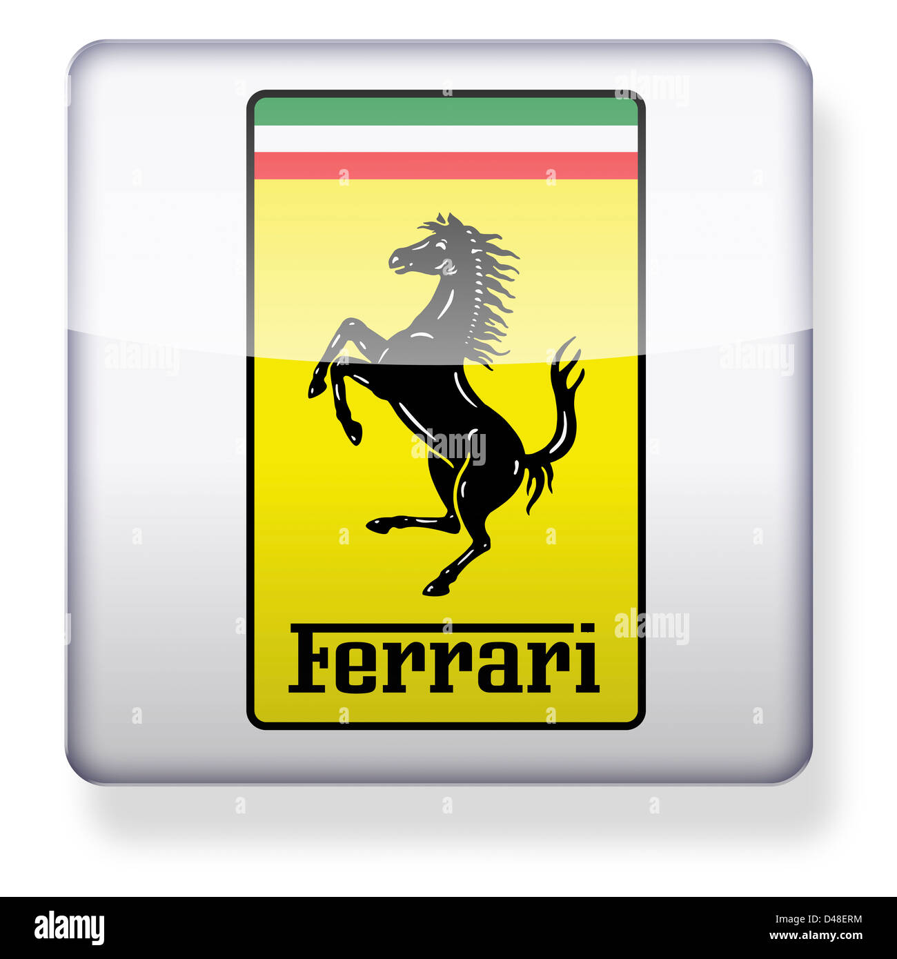 Ferrari logo Cut Out Stock Images & Pictures - Alamy