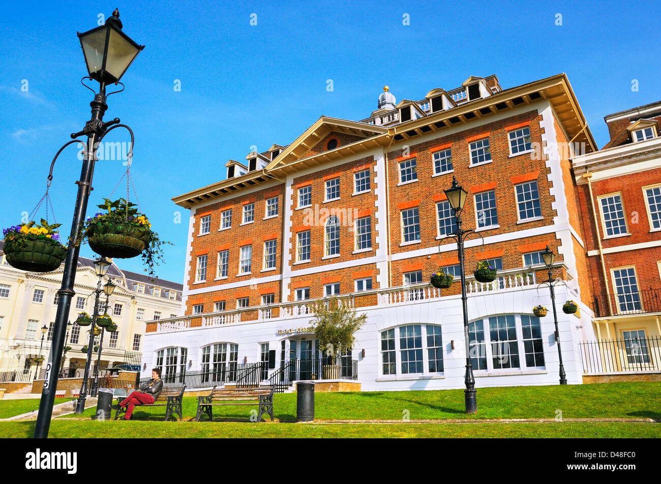 Med Kitchen, Heron Square, Richmond upon Thames, Greater London, England, UK Stock Photo