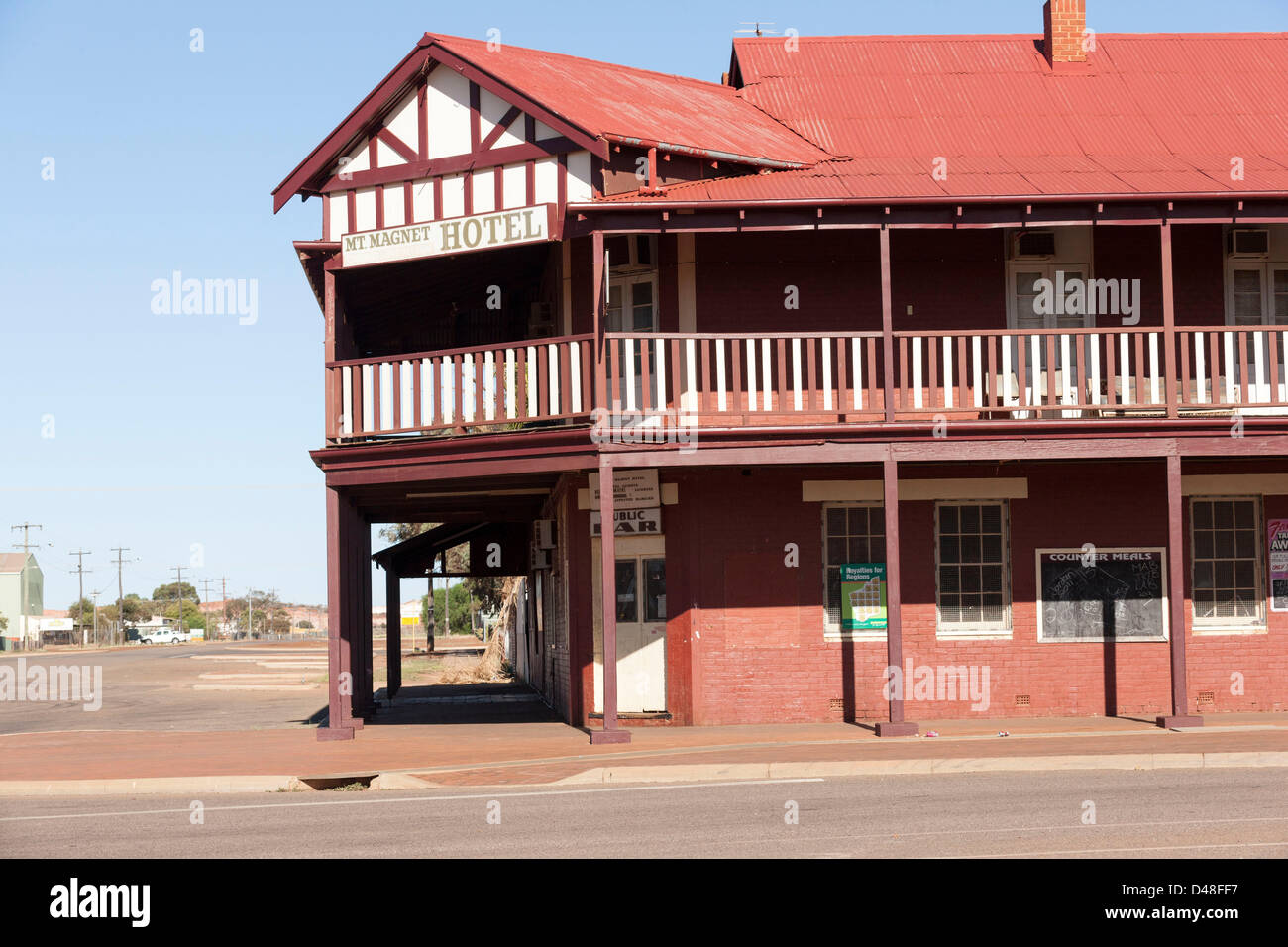Mt Hotel, Mount Western Australia Stock Photo Alamy