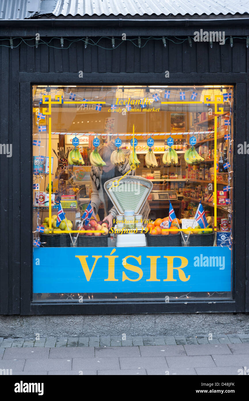 Visir grocery shop Reykjavik Iceland Stock Photo Alamy