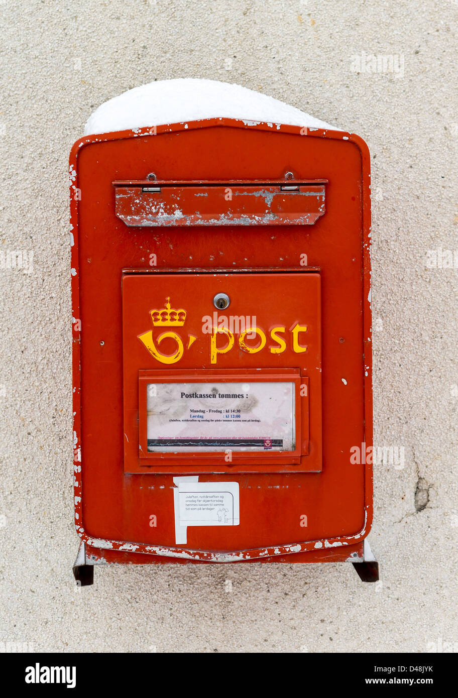 effektivt Ekstraordinær væbner Norwegian postbox hi-res stock photography and images - Alamy