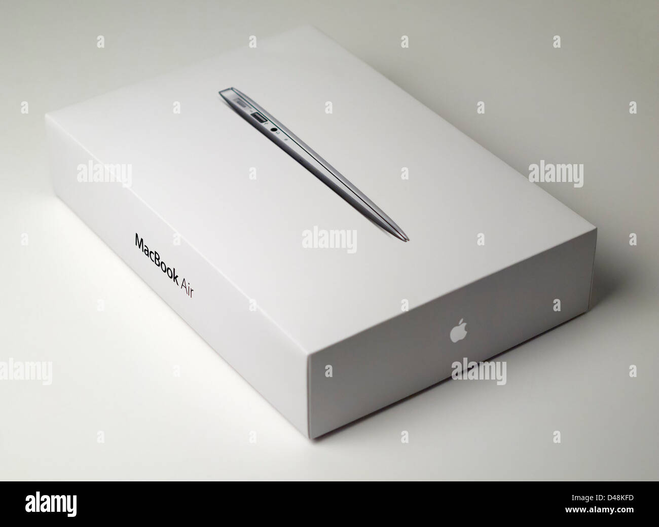 Apple MacBook Air 11" box isolated on white background Stock Photo Alamy