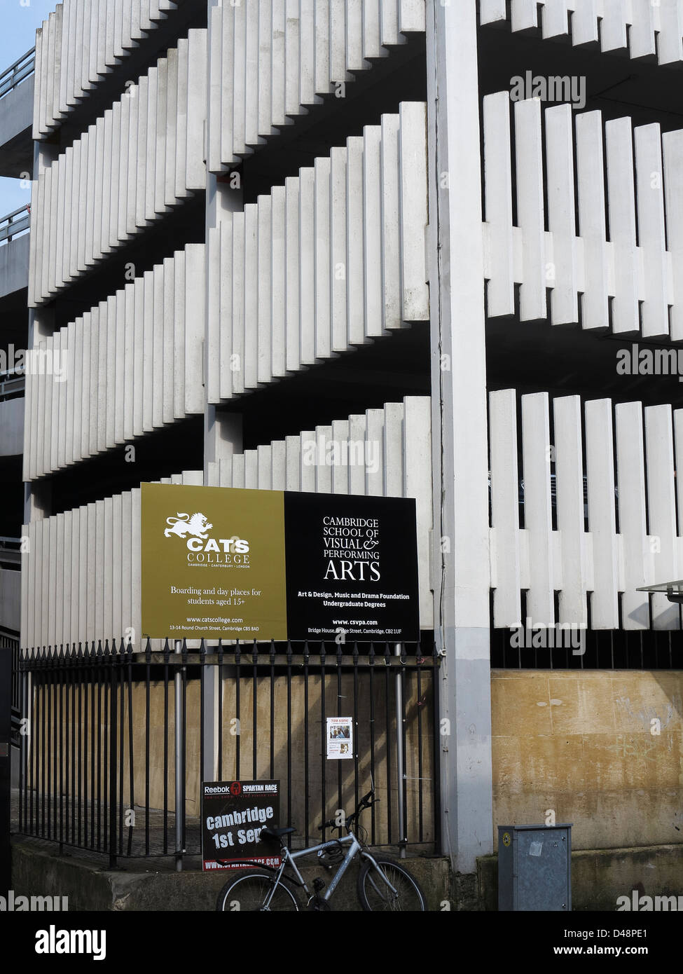 Park Street car park Cambridge England Stock Photo Alamy