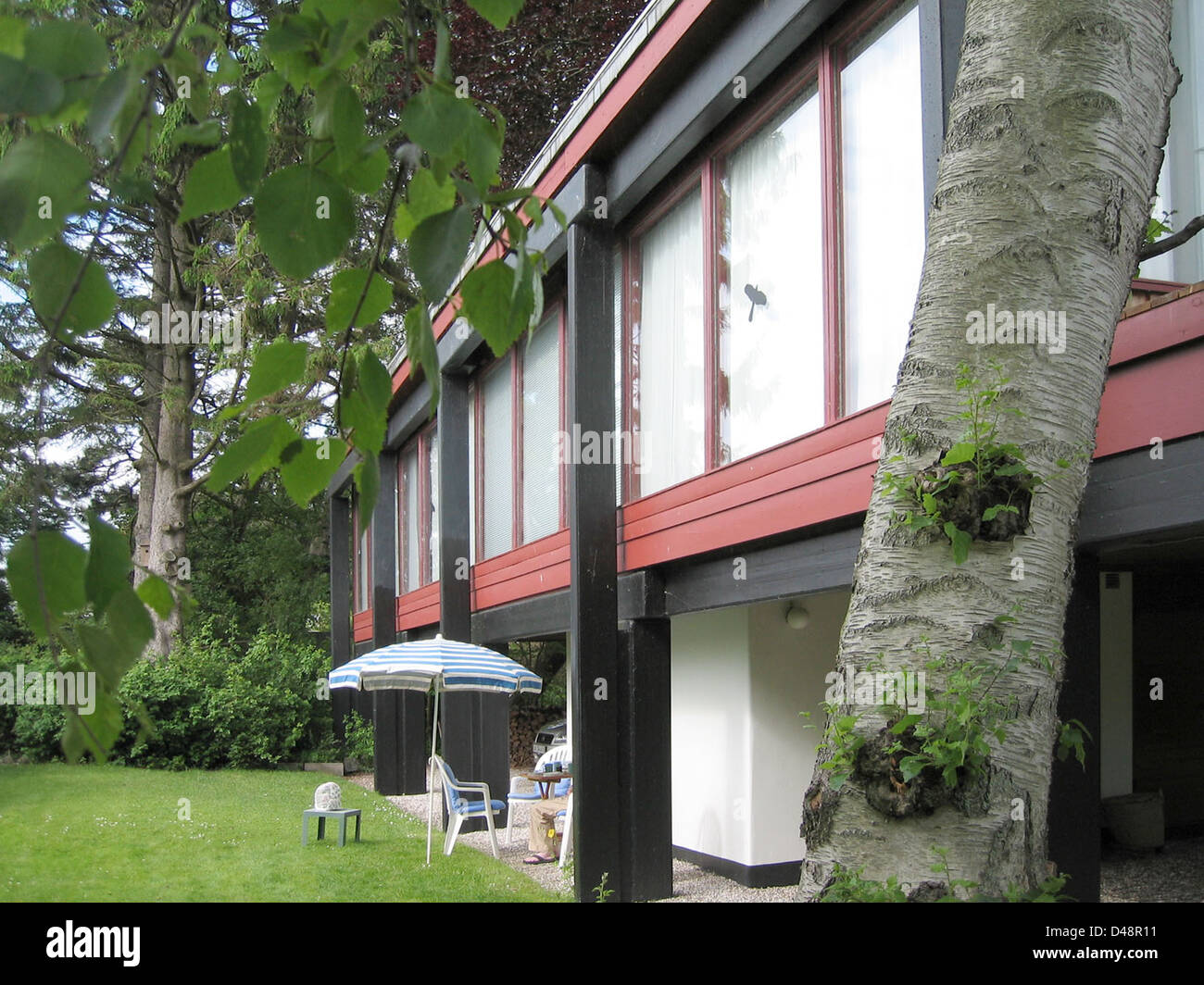 utzon, middelboe house, holte, june 2007 Stock Photo Alamy