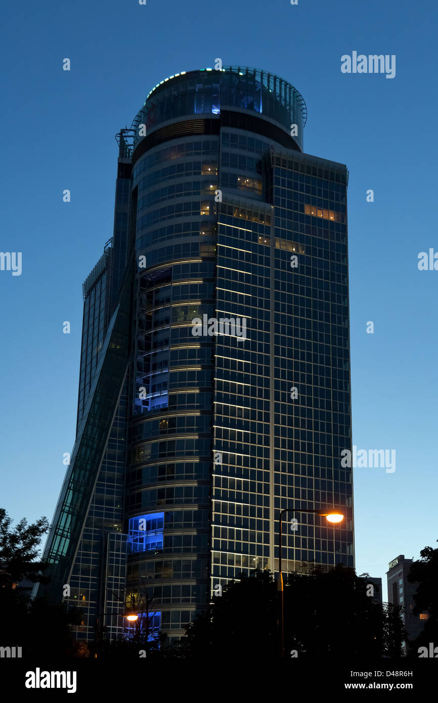 Warsaw, Poland, the headquarters of Telekomunikacja Polska SA (TPSA) Stock Photo