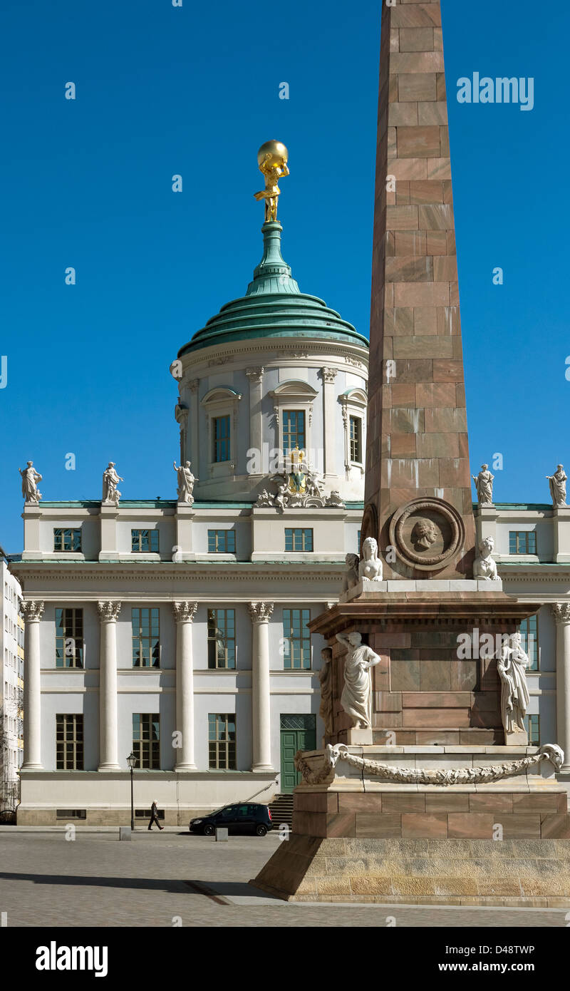 Potsdam, Germany, Old Town Hall in the Old Market in the historic center Stock Photo