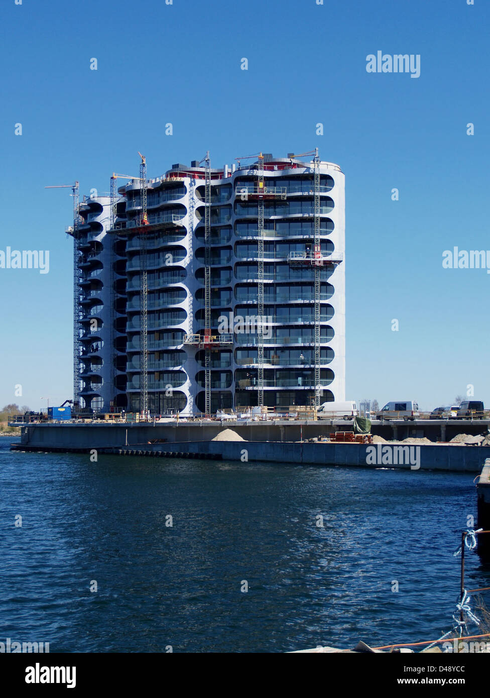 future systems, copenhagen habour, 2004-2008 Stock Photo