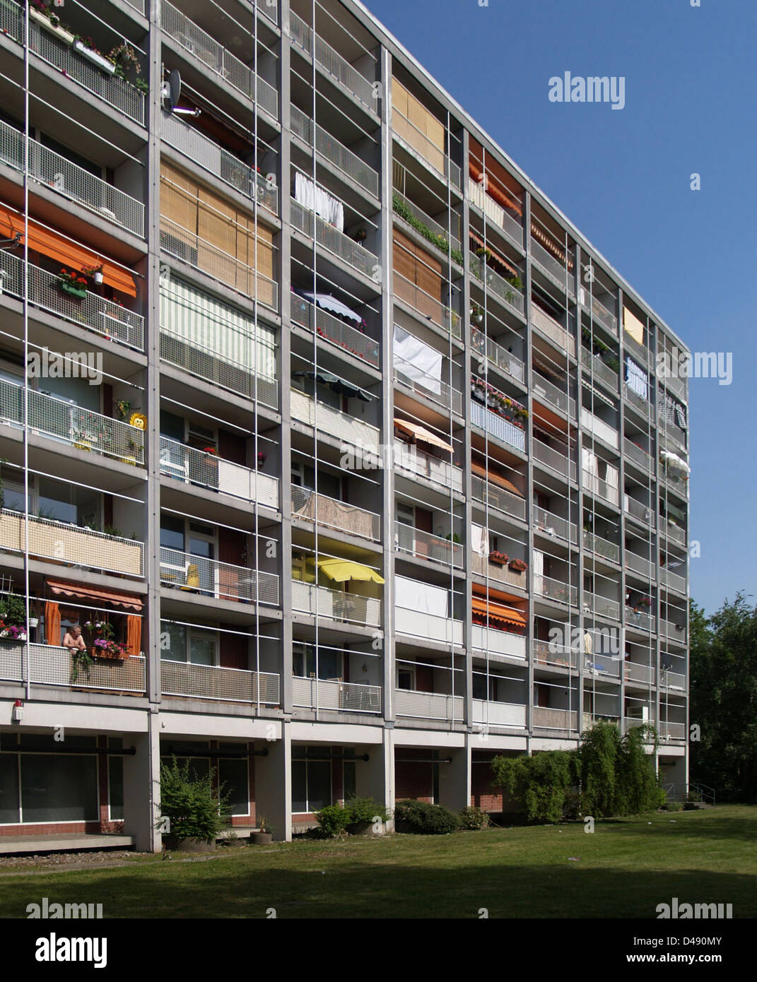 egon eiermann, hansaviertel housing, berlin 1954-1961 Stock Photo