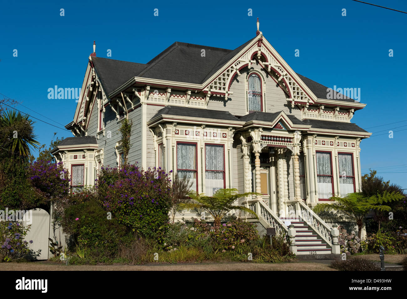 Eureka, United States, a Victorian house, built in 1888 Stock Photo Alamy