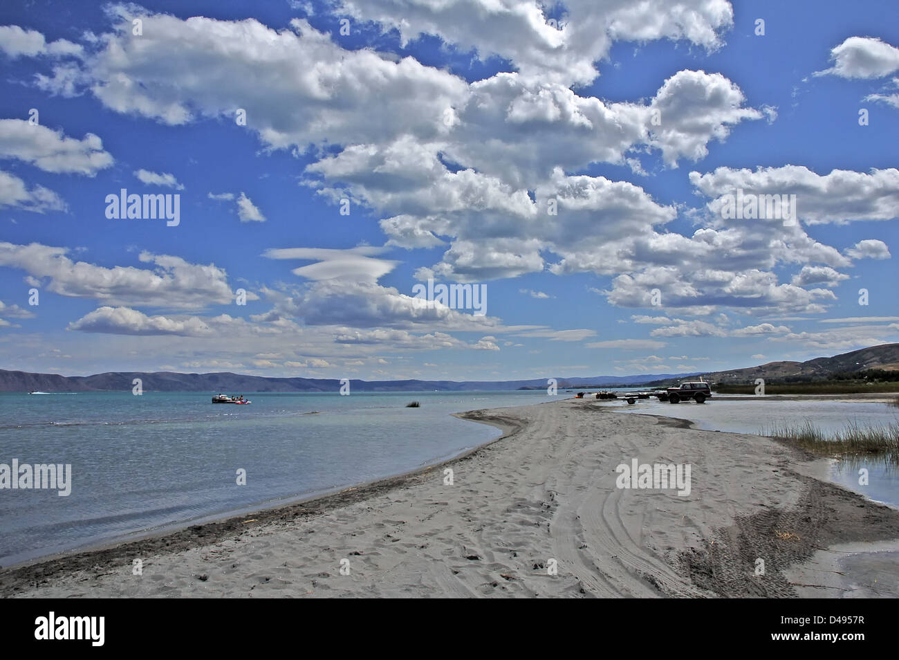 Bear lake, Utah Idaho border, United States Stock Photo Alamy