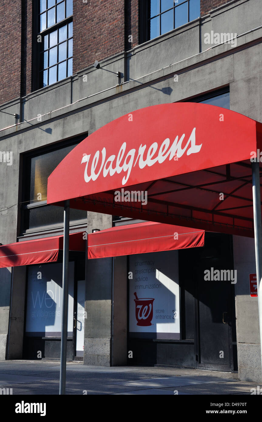 Walgreens store in New York City, USA Stock Photo