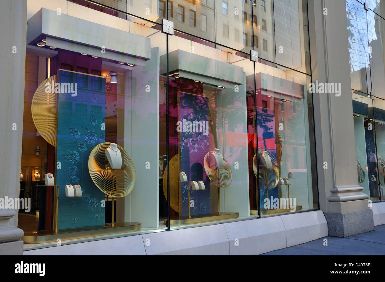 Bulgari storefront, New York City, USA Stock Photo