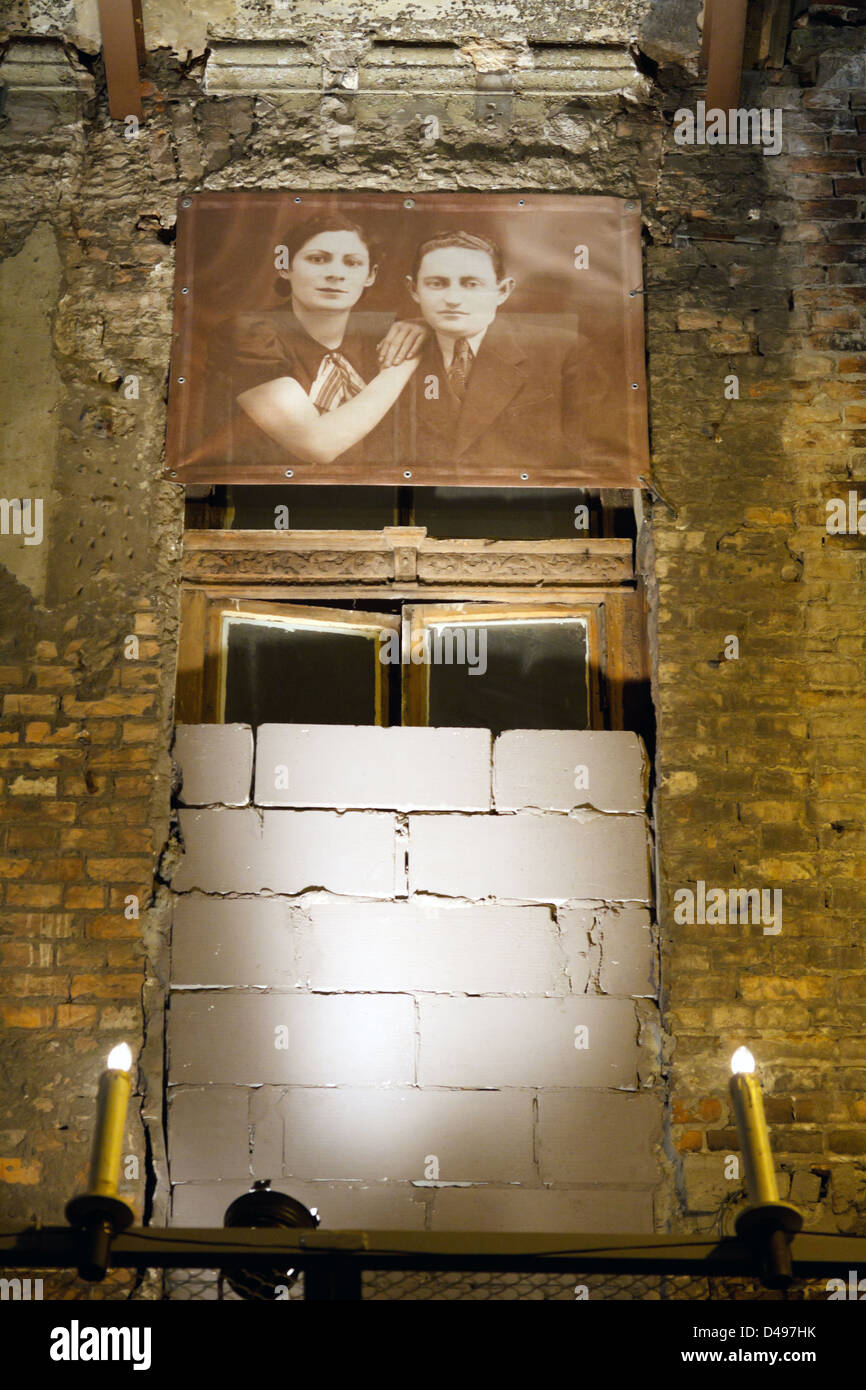 Warsaw, Poland, the former Warsaw Ghetto to the Festival of Jewish Culture Stock Photo