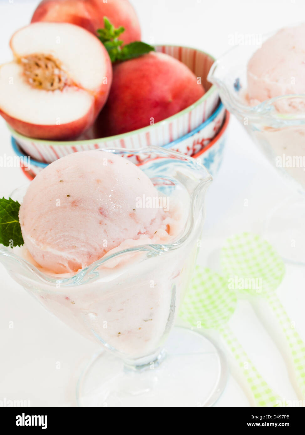 Gelato is made with milk, cream, various sugars, and flavoring such as