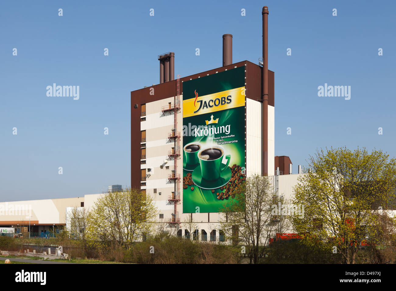 Berlin, Germany, outdoor advertising for Jacobs coronation at the Kraft