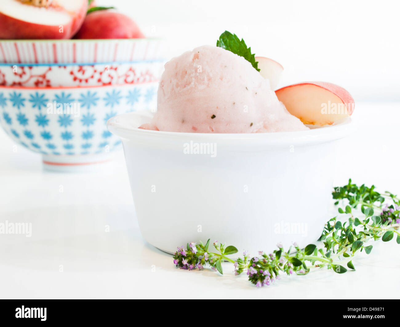 Gelato is made with milk, cream, various sugars, and flavoring such as
