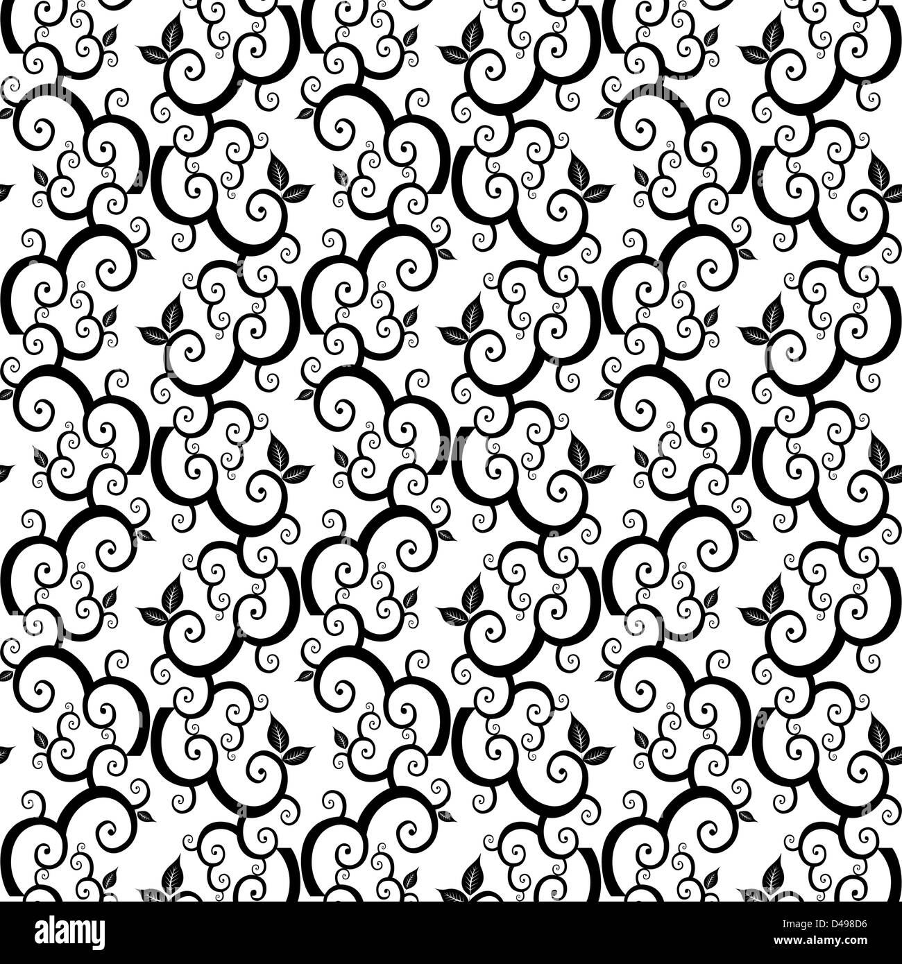 Beautiful background of seamless floral pattern Stock Photo - Alamy