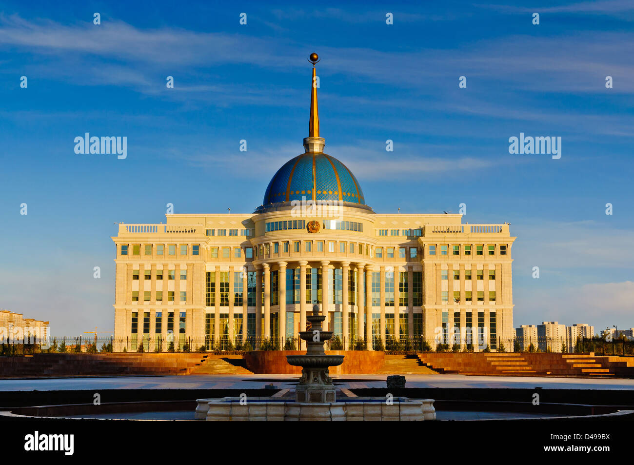 Ak Orda presidential palace in Astana, Kazakhstan Stock Photo