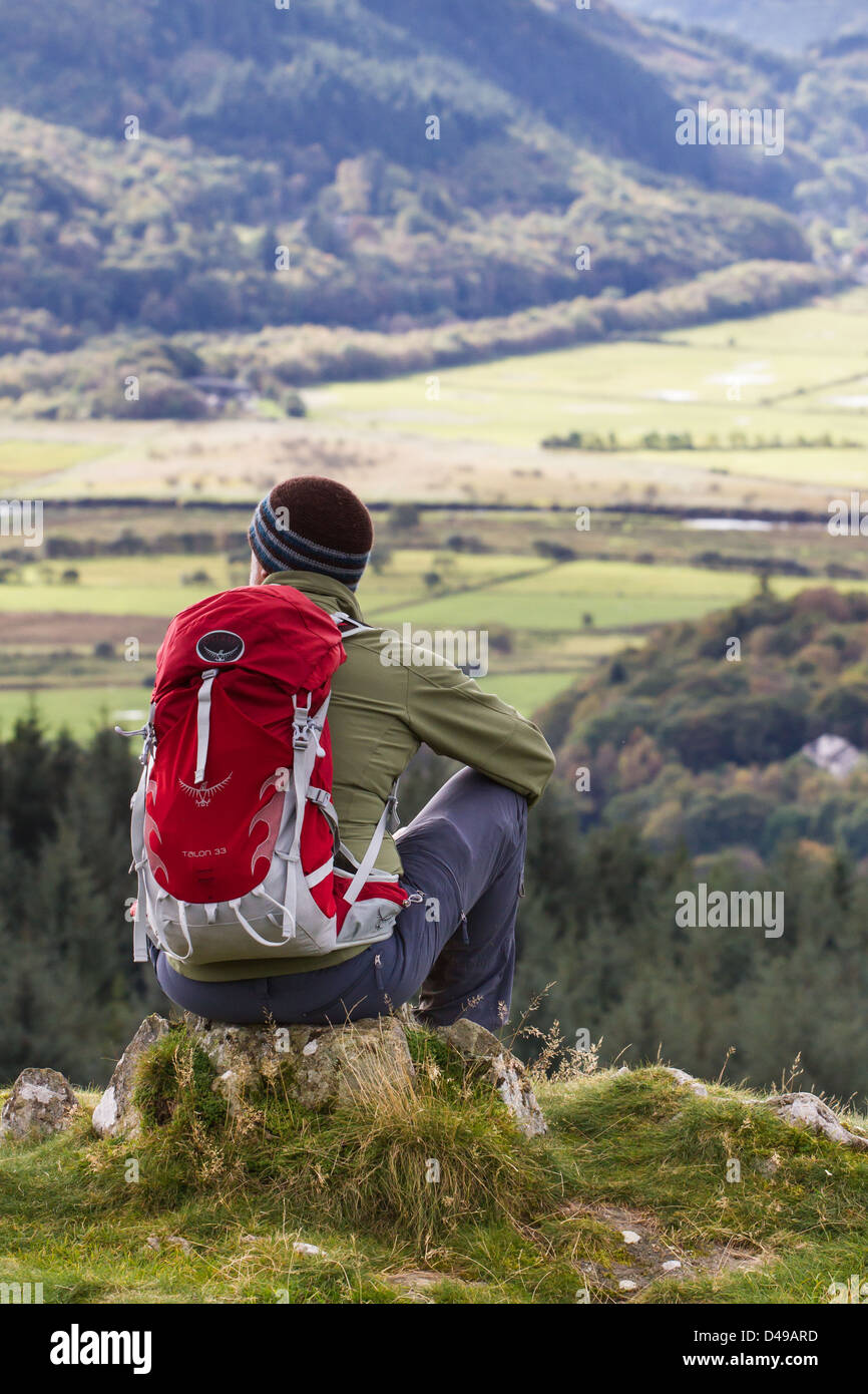 Lone male walker hi-res stock photography and images - Alamy