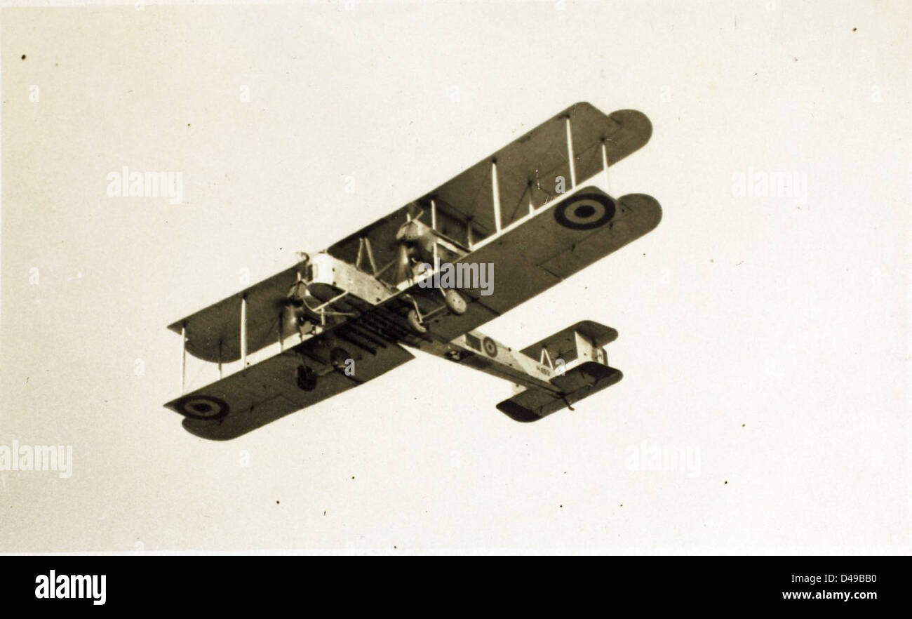 Vickers Vimy bombing machine Stock Photo - Alamy