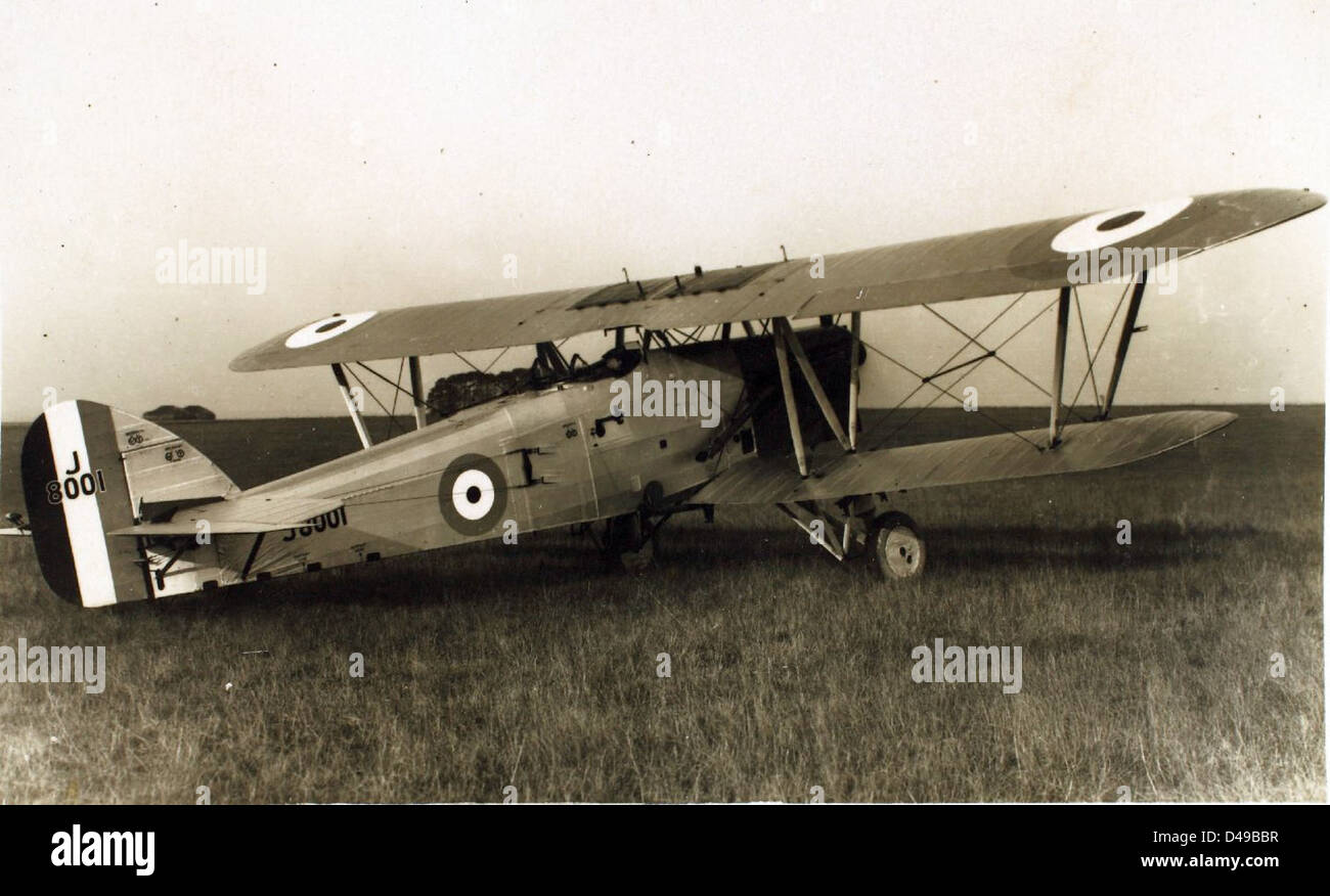 Hawker Horsley Bomber Stock Photo