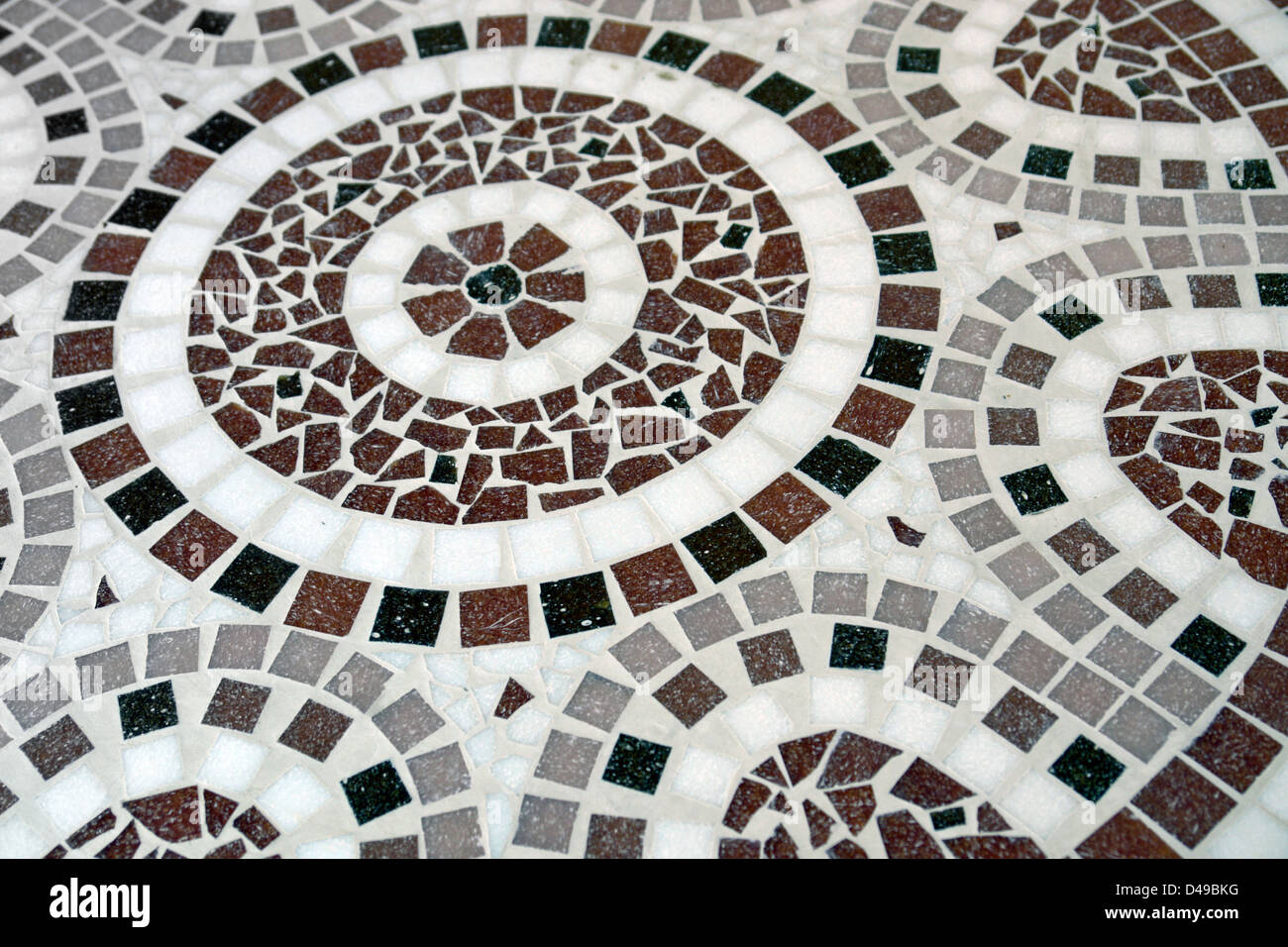 full frame flagstone mosaic detail in pastel colors Stock Photo - Alamy