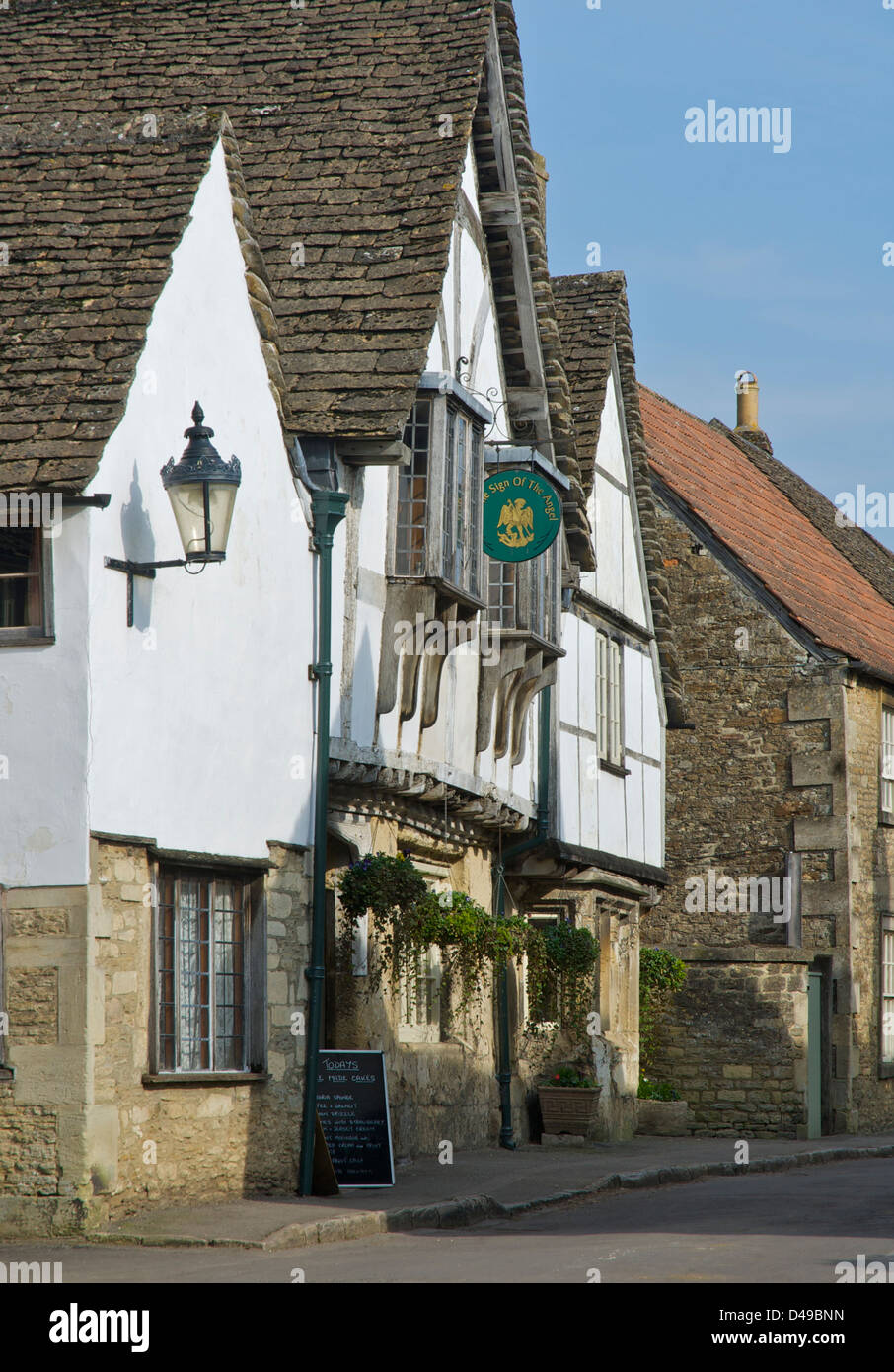 The historic village of Lacock, Wiltshire, England UK Stock Photo