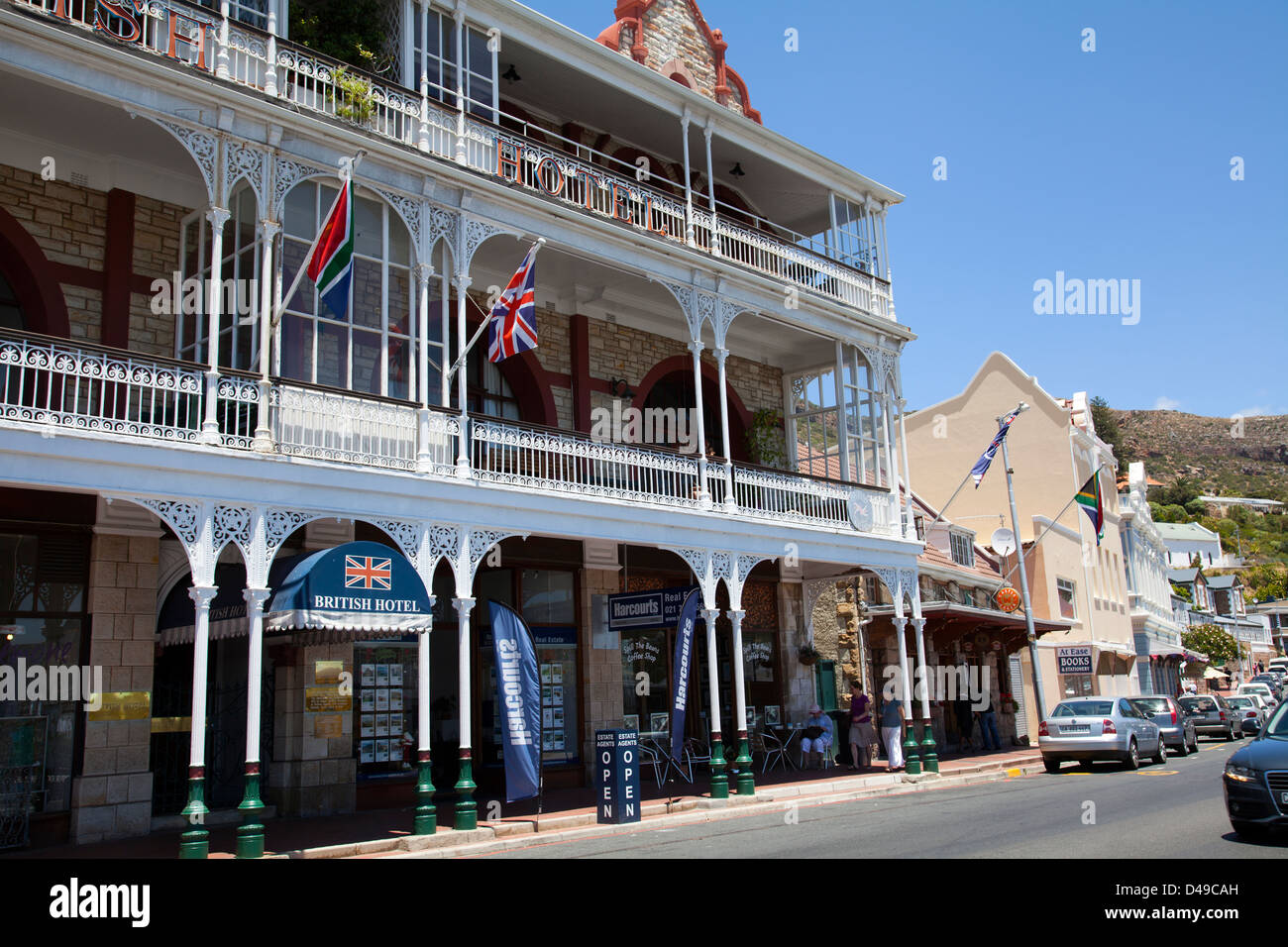 British hotel in Simons Town Main Road in Western Cape South Africa